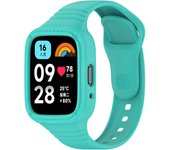 Silicone Strap with Case for Redmi Watch 3 / Redmi 3 Active/3 Lite Replacement Waterproof Watch Bracelet Protective Shell Cover