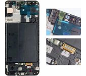 6.4'' For Samsung A50 A505F A505G A505W A505X A505G A505N LCD Display Touch Screen Digitizer Assembly A50 LCD Replacement