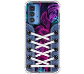 Funda Silicona Antigolpes para Motorola Edge 20 Pro diseño Zapatillas 07 Dibujos