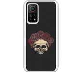 Funda compatible con Xiaomi Mi 10T/Mi 10T Pro - tatoo calavera mexicana dotwork