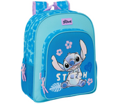 MOCHILA JUNIOR ADAPTABLE A CARRO STITCH "HAWAII" 32X38X12 CM (Safta 612413640)