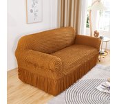 High elastic bubble grid sofa cover 1/2/3/4 with skirt hem, all season universal pet anti dirt