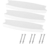 3PCS Escalera de piscina universal pasos, Escalera de reemplazo de piscina pasos, with pernos de Maple inoxidable