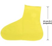 Elastic Waterproof Shoe Cover Outdoor Rain Boots Silicone Anti Slip Rain Shoe Cover PVC Portable Mid Thickened Latex Shoe Cover