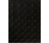 JARDIN202 - Suelo Vinílico PVC Circulos Negro
