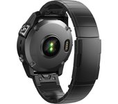 Correa de Acero para Garmin Fenix 8 - 51mm / Fenix 7X Pro / Fenix 6X Pro / Enduro 3 / Epix 2 Pro 51mm, Pulsera Acero Luxury Conectores Quickfit 26mm