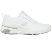 Skechers Zapatilla Deportiva Mujer Piel Negra con Suela Antideslizante y Memory Foam