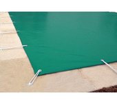Cobertor de invierno Verde lona para piscina (7,30 x 3,30 m.)