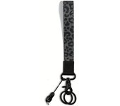 Mobile Phone Lanyard Fashion Wrist Black Leopard Strap Keychain Lanyard for Wallet Keys Keychain Hanging Rope Cell Phone Strap