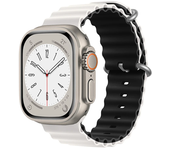 Original Ocean Silicone Strap for Apple Watch Ultra Band 45mm 49mm 41mm 44mm 40mm 42mm 38mm  Bracelte IWatch Series 9 8 7 6 Ultr