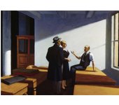 Edward Hopper Famous Realistic Master Art Poster Canvas Painting Nighthawks Life Landscape Wall Art Living Room Home Decoration