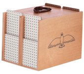 Transportin de Madera para Palomas 8 departamentos 30x40x32 cm