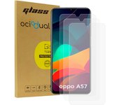 Ociodual 3 Protectores para Oppo A57 4G, Pack x3 Protectores de Pantalla, Cristal Templado, Antiarañazos, Dureza 9H, Antihuellas