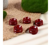 5Pcs Hard Wood Crafted Stand For Cluster Globe Sphere Ball Egg Specimen Wooden Stand For Crystal Balls