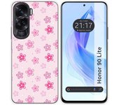 Funda Silicona para Huawei Honor 90 Lite 5G diseño Flores Dibujos