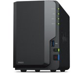 Synology DS223 - NAS 2 bahías 2.5" / 3.5" SATA - RealtekRTD1619B 4-core - 2GB DDR4 - 1 x Gigabit Ethernet - 3 x USB 3.2