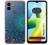 Funda Silicona Transparente para Xiaomi Redmi A1 Plus diseño Mandala Dibujos