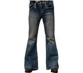 Vintage Men's Big Flared Jeans Male Youth Four Seasons Casual Deep Blue Denim Pants 2023 Fashion High Waist Trousers Streetwear