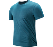 New Ice Silk Quick Dry Sport T Shirt Men 2023 Short Sleeves Summer Casual Mesh Cotton Qlus-Sized T-shirt