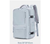 Mochila de viaje para mujer y niña, morral escolar de negocios de 15,6 pulgadas para ordenador portátil con bolsa de zapatos ind