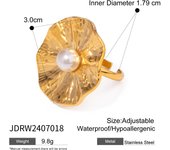 Anillos de acero inoxidable PVD chapados en oro de 18 quilates para mujer, anillos simplemente sólidos de 2 tonos, joyería moda