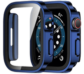 2PCS Waterproof Case for Apple Watch 7 8 9 45mm 41mm-44-40mm Bumper Screen Protector 2 PACK Edge Cover iWatch 5 SE 6 Accessories