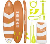 Tabla Paddle Surf Hinchable con Accesorios Premium - HUIIKE | Tabla Padel Surf Hinchable con Remo de Aluminio Inflador Leash | PadelSurf Stand Up Paddle Board Gran Estabilidad Resistencia | SUP Board