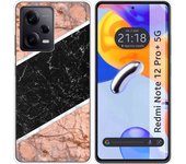 Funda Silicona para Xiaomi Redmi Note 12 Pro+ Plus 5G diseño Mármol 07 Dibujos