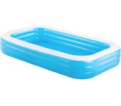 VidaXL Piscina inflable Iwi Bestway azul/blanco 56x183x305 cm