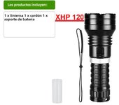 Super 8000LM XHP120 LED Diving Flashlight Ultra Bright Underwater Light Powerful Scuba Dive Torch IPX8 Waterproof Diving Lantern