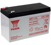 Batería Plomo Yuasa NP7-12L 12V 7Ah (Faston F2)