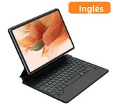 Magic Keyboard Case for Samsung Galaxy Tab S9+/S8+/ S8 Plus/ S7 FE/ S7 Plus 12.4 inch Multi-Angle Trackpad Backlit Keyboard