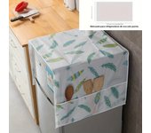1Pc Keep Your Refrigerator Washing Machine Clean Dust-Free With This Dust Cover With Pockets