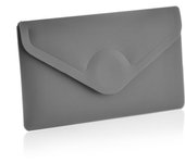 Pack 10 Ud. Carpeta Sobre con Cierre de Velcro - Tamaño Tarjeta para hasta 100 Hojas 80 grs. - REF 906 -  5 Colores Vital Opacos con Textura Soft Touch - 100% reciclable -by Office Box