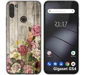 Funda Silicona para Gigaset GS4 diseño Madera 08 Dibujos
