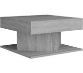 vidaXL Mesa de centro madera contrachapada 57x57x30 cm Blanco, Negro, Roble Sonoma Mesita de Salón o Comedor o Auxiliar Mesa de Café Meuble Salón