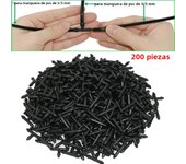 3/5 Micro Drip Pipe Connector Plastic Micro Spray Joint Garden Hose Equal Tee Micro Drip Irrigation Pipe Barbed Connector Tools