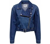 Chaqueta Only Lenny denim azul medio regular para mujer