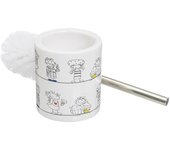Bloom Store-Escobilla De Baño，Escobillas y Portaescobillas de Inodoro, Cepillo y Soporte para baño