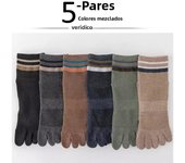 5 Pairs Men Toe Socks Separate Fingers Sports Low Cut Ankle Socks High Quality Cotton Five Finger Socks Student Four Seasons