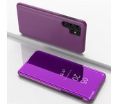 PKCASE Mirror Flip Case for Samsung A21S A12 A22 A23 A25 A03S A02S A32 A13 A04S A34 A14 A33  A13 M32 4G 5G Stand Phone Cover