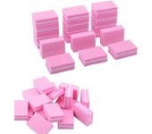Bloc polissoir Ongles,50 Bblocs de Ponçage pour Manucure Tampons À Ongles Buffer Ongles Ponçage Lime à Ongles Proffession Outil Polissoir Double Face pour la Maison Le Salon ou la Boutique