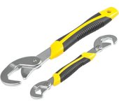 Juego de 2 uds de llaves combinadas universales, llave inglesa ajustable, juego de herramientas multifunción, juego de desbloqueo automático ajustable de 9-32mm