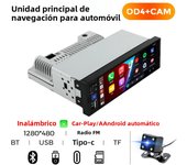 Carplay Android Auto 1 DIN 6.86" Universal HD Touch Screen MP5 Car Multimedia Video Player Support BT SD/TF FM Radio USB Type-C