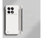 Matte Thin Frameless Pure Color PC Phone Case For XIAOMI Poco X6 F6 F5 Pro F4 F3 Four Corner Protective Cover