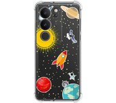 Funda Silicona Antigolpes para Vivo V29 5G diseño Espacio Dibujos