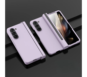 Plastic Shell Membrane Phone Case for Samsung Galaxy Z Fold 6 5 4 3 Fold6 Fold5 Fold4 Fold3 with Pen Slot Hinge Protection Cover