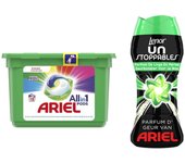 Ariel Detergente Capsulas 18 unidades  All In One + Perlas Perfume Lenor