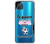 Funda Silicona Antigolpes para Oppo A16K diseño Vaca Dibujos