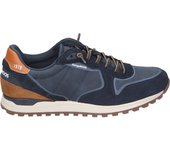 KANGAROOS | Zapatos de Piel Kangaroos para Hombre – Zapatos en Color Azul Marino con Detalles – Zapato con Cordones – De Piel – Estilo Casual – Para Invierno – Versátiles – Cómodos – Modelo 647-4